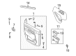 2004 Buick Rendezvous Weather Strip Diagram - 10323364