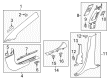 Cadillac XT5 Door Moldings Diagram - 84283033