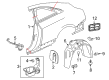 Cadillac ATS Fuel Filler Housing Diagram - 84148442