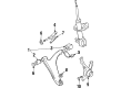 2001 Chevy Metro Control Arm Bracket Diagram - 96066948