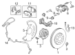 2017 Chevy Cruze Brake Backing Plate Diagram - 13362307