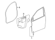 2006 Pontiac Torrent Door Seal Diagram - 88980855