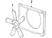 Chevy V30 Fan Shroud Diagram - 14021281