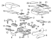 2019 Cadillac CT6 Seat Cushion Pad Diagram - 84008952