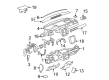 GMC Dash Panel Vent Portion Covers Diagram - 19331331