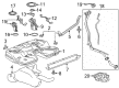 Buick Envision Fuel Filler Hose Diagram - 13395530