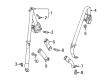 Cadillac XT5 Seat Belt Diagram - 19351870