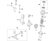 Buick LaCrosse Sway Bar Kit Diagram - 22810906