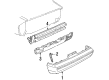 1986 Chevy Camaro Bumper Diagram - 5972941