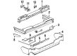 1991 Cadillac Eldorado Bumper Reflector Diagram - 5975771