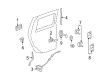 2003 Hummer H2 Door Handle Diagram - 25845864