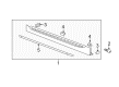 2013 Chevy Volt Weather Strip Diagram - 25958925