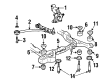 1998 Cadillac Eldorado Control Arm Diagram - 25672983