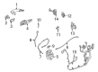 2022 Buick Encore GX Door Lock Actuator Diagram - 13553118