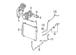 2004 Cadillac CTS A/C Condenser Diagram - 19355727