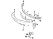 1999 Cadillac Escalade Bumper Diagram - 12471912