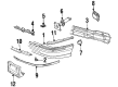 1994 Cadillac Eldorado Bumper Diagram - 3548894