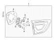 Chevy Traverse Tail Light Diagram - 20956906