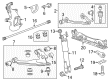 2014 GMC Sierra 3500 HD Control Arm Bolt Diagram - 11571269