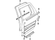 1988 Cadillac DeVille Weather Strip Diagram - 20730786