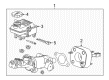 Chevy Spark EV Brake Master Cylinder Diagram - 95489495