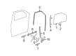 2008 Chevy Uplander Door Seal Diagram - 89044623