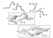 Buick Envision Underbody Splash Shield Diagram - 84228563