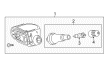 Cadillac TPMS Sensor Diagram - 84413350