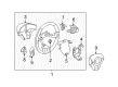 2007 Pontiac Torrent Steering Wheel Diagram - 25909872