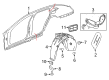 2020 Cadillac CT6 Fuel Filler Housing Diagram - 84374053