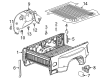 2024 Chevy Silverado 2500 HD Fender Splash Shield Diagram - 84868530