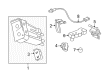 2009 Pontiac Solstice Canister Purge Valves Diagram - 20880503