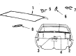 Oldsmobile Toronado Emblem Diagram - 3079220