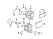 2010 Cadillac STS A/C Hose Diagram - 19130000