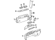 1995 Chevy K2500 Suburban Cup Holder Diagram - 15667427