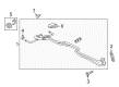 GMC Canyon Oil Cooler Hose Diagram - 84075818