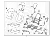 2013 Chevy Spark Seat Cushion Pad Diagram - 95186540