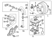 Cadillac CTS Brake Fluid Level Sensor Diagram - 25897579