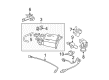 2004 Pontiac Vibe Oxygen Sensor Diagram - 88971389