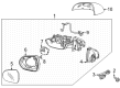 2024 Buick Encore GX Mirror Cover Diagram - 42676117