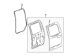 Chevy Colorado Weather Strip Diagram - 15290818