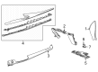 2021 Cadillac Escalade ESV Dash Panel Vent Portion Covers Diagram - 84757666