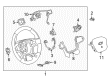 2021 Chevy Traverse Steering Wheel Diagram - 85004120