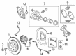 Cadillac XT6 Brake Caliper Repair Kit Diagram - 85562323