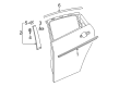 Buick Regal TourX Door Moldings Diagram - 13463925