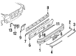 1984 Buick Skylark Bumper Reflector Diagram - 919638