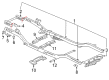 2002 GMC Envoy XL Sway Bar Bracket Diagram - 12479993