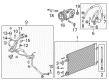 2009 Buick Enclave HVAC Pressure Switch Diagram - 3041827