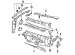 1991 Buick Reatta Dash Panels Diagram - 20728306