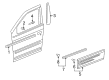 2004 Pontiac Aztek Door Moldings Diagram - 10335993